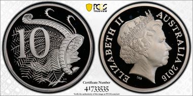2016 10C Silver PR69DCAM