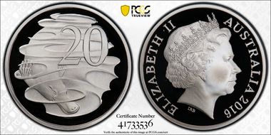 2016 20C Silver PR70DCAM