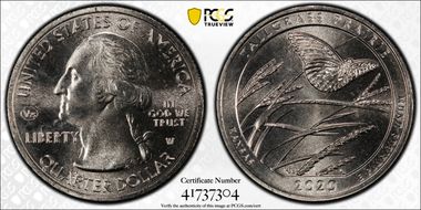 2020-W 25C Tallgrass Prairie NP V75 MS66