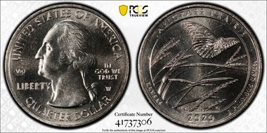 2020-W 25C Tallgrass Prairie NP V75 MS65