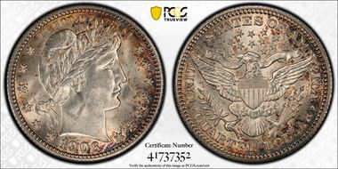 1906-D 25C MS64