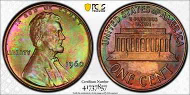 1960 1C Small Date MS66+ BN