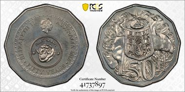 2016 50C 50 Yrs Decimal Currency MS64