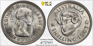 1963(m) Shil MS63