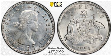 1954(m) 6D MS65