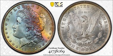 1883-O $1 MS64