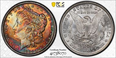 1884-O $1 MS64