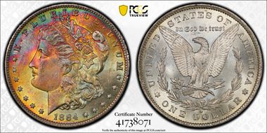 1884-O $1 MS65
