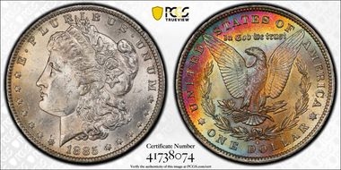 1885-O $1 MS63+