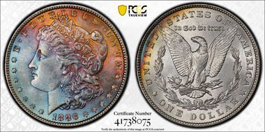 1886 $1 MS63