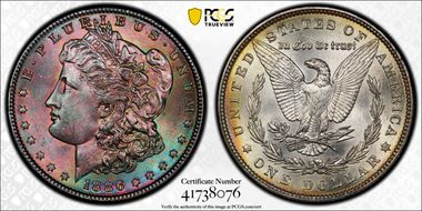1886 $1 MS64