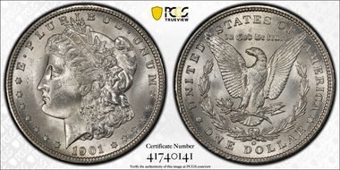 1901-O $1 MS64