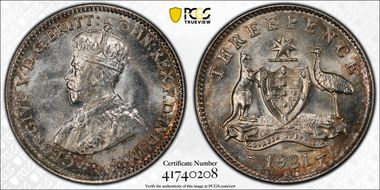1921-M 3D MS65