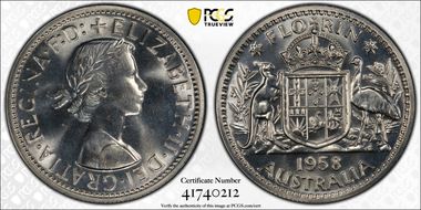 1958(m) Florin PR65
