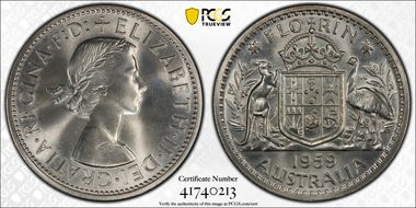 1959(m) Florin PR66