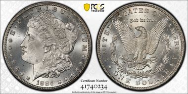 1884-CC $1 MS63