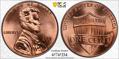 2021 1C Shield Early Find MS66RD