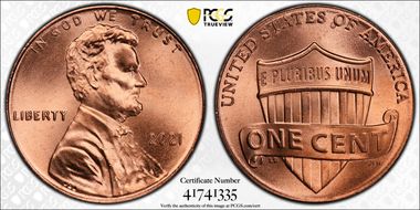 2021 1C Shield Early Find MS66RD