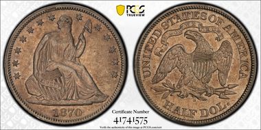 1870-S 50C AU53