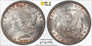 1883 $1 MS63