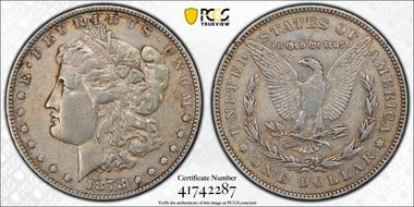 1878 7TF $1 VAM 86 N1