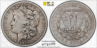 1879-S $1 VAM 77, Rev. of 1878 VG10