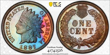 1887 1C PR66BN