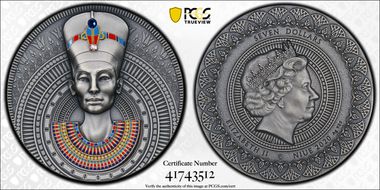 2020 MW $7 Nefertiti Antique Finish MS70