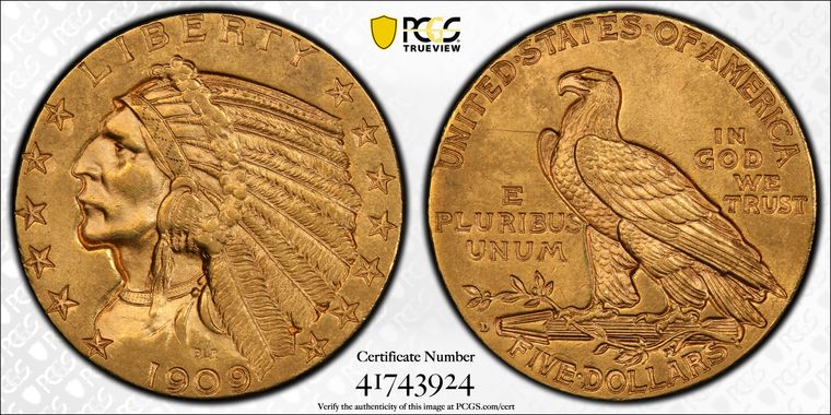 Cert 41743924 - Coin Image