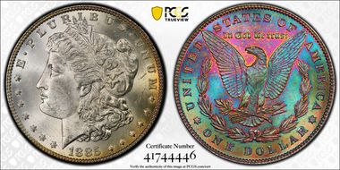 1885 $1 MS64