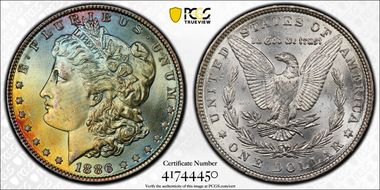 1886 $1 MS64