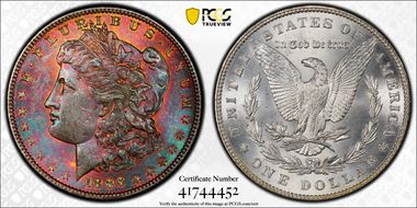1886 $1 MS63