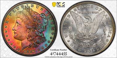 1887 $1 MS66