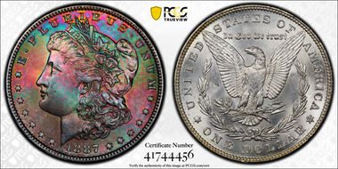 1887 $1 MS65