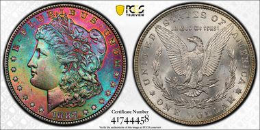 1887 $1 MS64