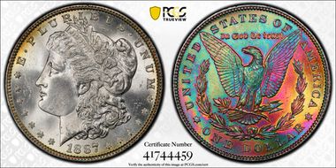 1887 $1 MS64