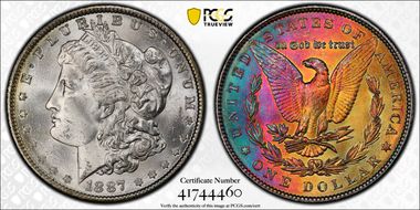 1887 $1 MS64