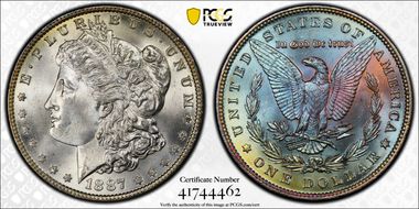 1887 $1 MS64