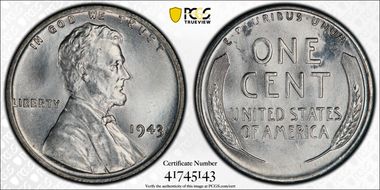 1943 1C MS67