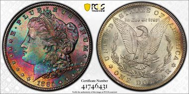 1885 $1 MS65