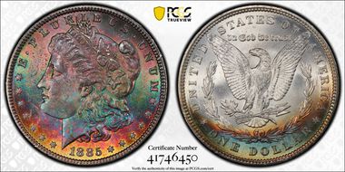 1885 $1 MS64