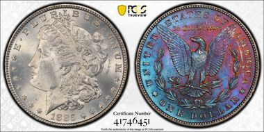 1885 $1 MS64