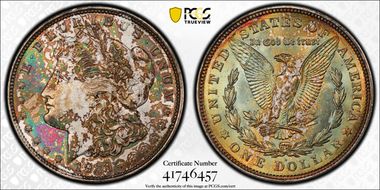 1921-D $1 MS64