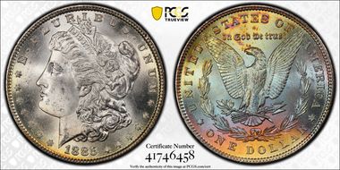 1885 $1 MS64+