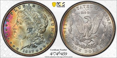 1887 $1 MS65