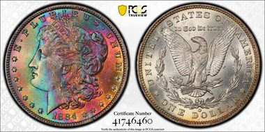 1884-O $1 MS65