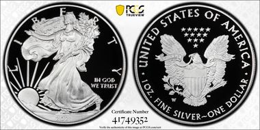 2021-W  $1 Silver Eagle - Type 1 First Strike PR69DCAM