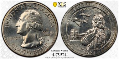 2021-S 25C Tuskegee Airmen NP MS68