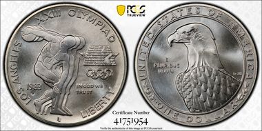 1983-S $1 Olympic MS69