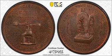 1936 Medal Grove-490b AE Casa De Moneda MS64BN